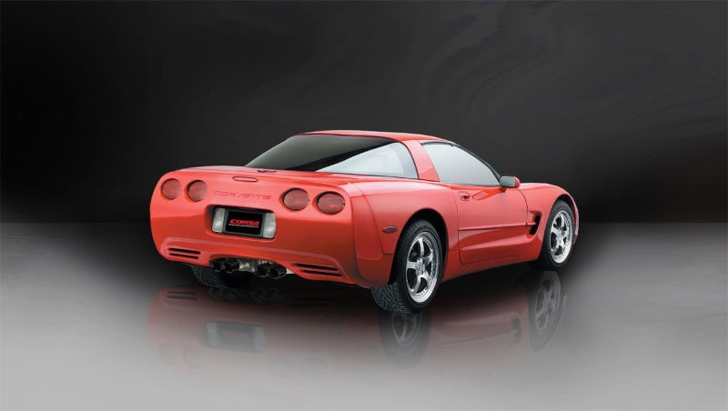 Corsa 1997-2004 Chevrolet Corvette C5 Z06 5.7L V8 Black Xtreme Cat-Back + XO Exhaust