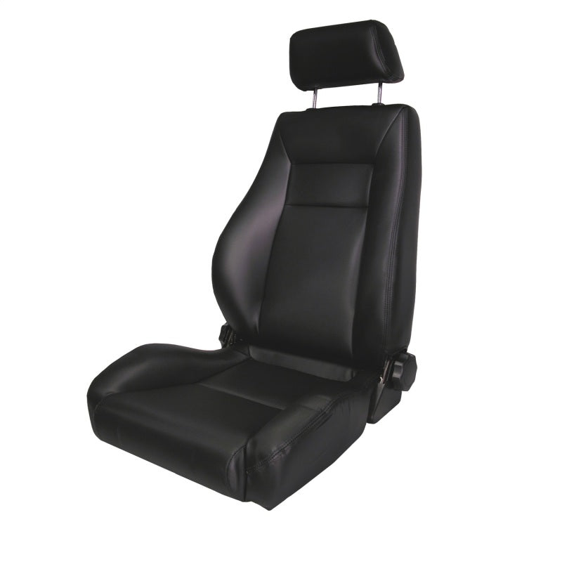 Rugged Ridge Ultra Front Seat Reclinable Black Denim 76-02 CJ&amp;Wrang