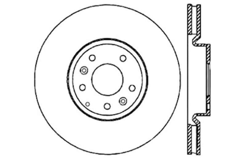 StopTech Drilled Sport Brake Rotor