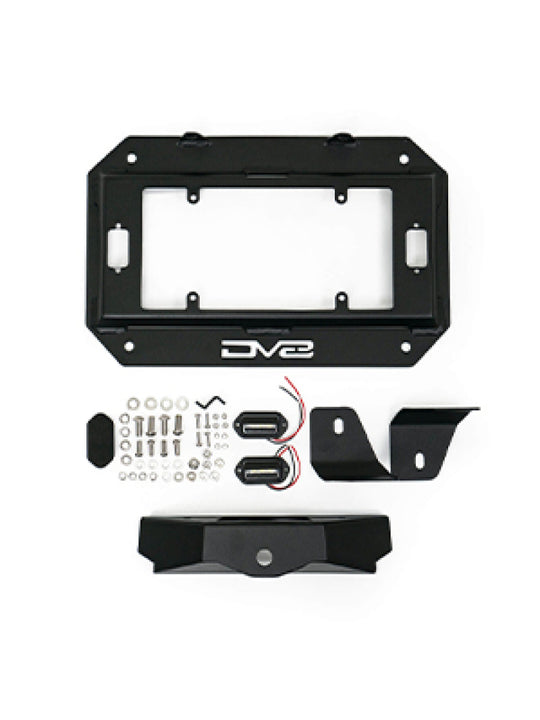 DV8 Offroad 18-22 Jeep Wrangler JL Spare Tire Delete Kit w/Light Mounts