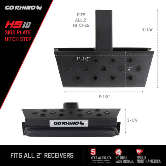 Go Rhino HS-10 Hitch Skid Step