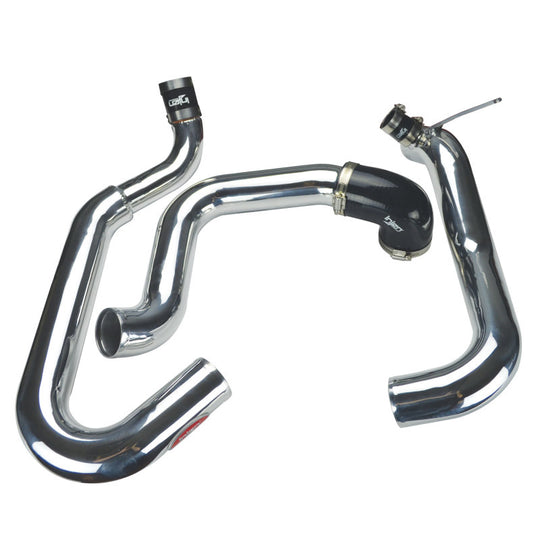 Injen 03-06 Evo 8/9/MR Cast Aluminum Intake System w/ Full Intercooler Piping Polished Short Ram Int