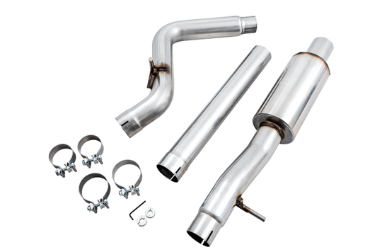 AWE Tuning 07-18 Jeep Wrangler JK/JKU 3.6L Tread Edition Axle-Back Dual Exhaust - Chrome Silver Tips