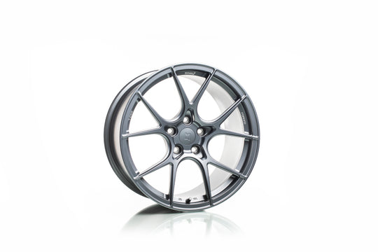 Titan 7 T-CS5 18x9.5 5x114.3 +40 Offset / 73 CB Satin Titanium Wheel (Hub Ring Req.)