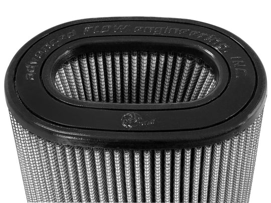 aFe MagnumFLOW Air Filter ProDry S 6.75inX4.75in F x 8.25inX6.25in B (INV) x 7.25X5in T (INV) x 9in