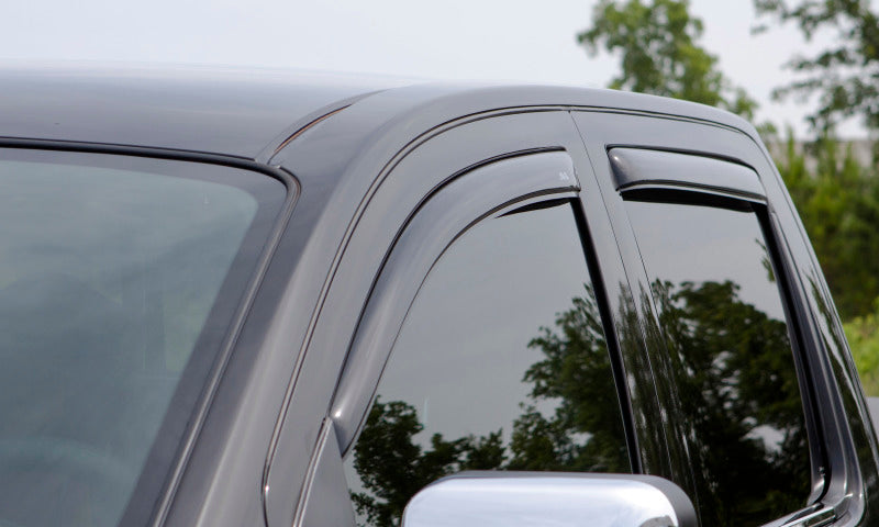 AVS 15-18 Chevy Silverado 2500 Ext. Cab Ventvisor Front &amp; Rear Window Deflectors 4pc - Smoke