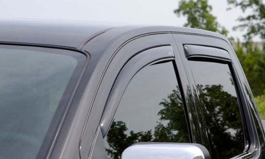 AVS 06-14 Honda Ridgeline Ventvisor In-Channel Front &amp; Rear Window Deflectors 4pc - Smoke