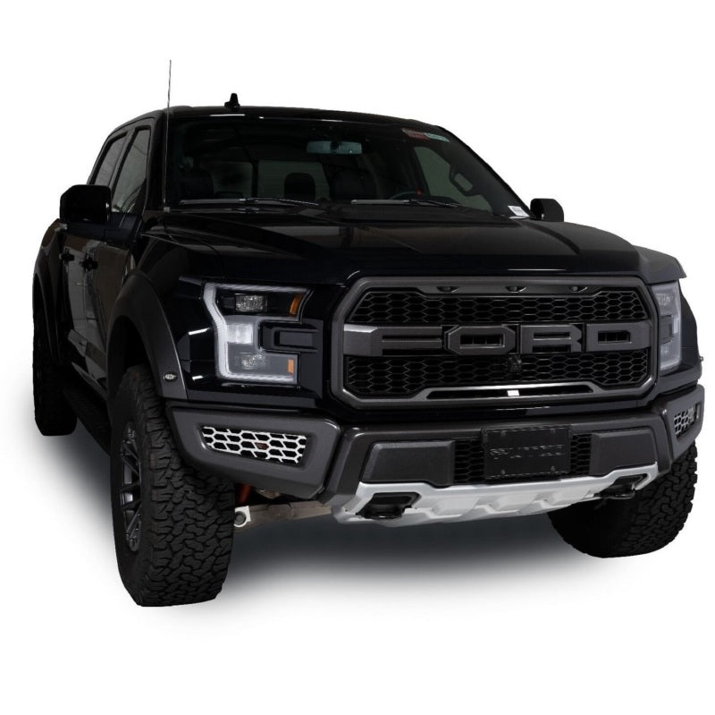 Putco 18-20 Ford F-150 Raptor - Hex Shield - Polished SS Bumper Grille Inserts