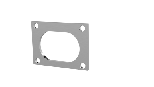 QTP Low Profile Weld-On QTEC Low Profile 4 Bolt Flange