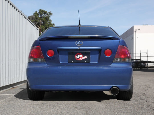 aFe Lexus IS300 01-05 L6-3.0L Takeda Cat-Back Exhaust System- Blue Tip