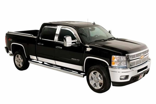 Putco 2021 Ford F-150 Reg Cab 6.5ft Short Box Stainless Steel Rocker Panels (4.25in Tall 10pcs)