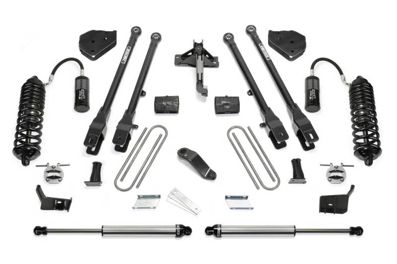 Fabtech 17-21 Ford F250/F350 4WD Diesel 6in 4Link Sys w/4.0 & 2.25