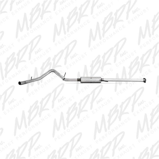 MBRP 2007-2008 Chev/GMC 1500 CC EC 6ft6in bed 4.8/5.3L 3in Cat Back Single Side AL P Series Exhaust