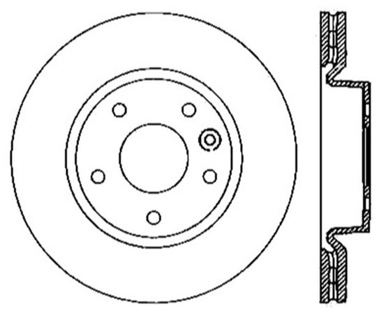 StopTech Slotted & Drilled Sport Brake Rotor