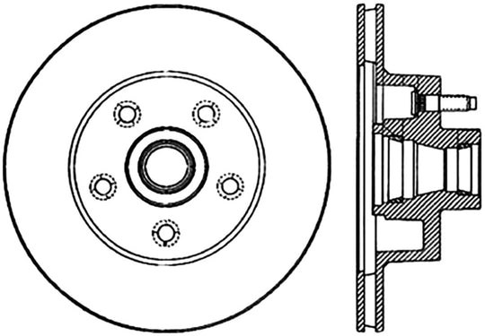 StopTech Slotted & Drilled Sport Brake Rotor