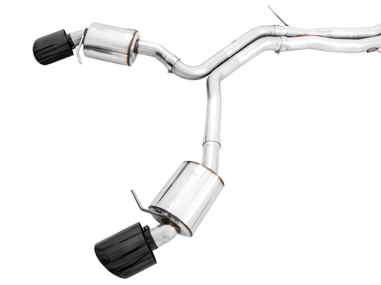 AWE Tuning Audi B9 RS 5 Sportback Touring Edition Exhaust-Resonated- Diamond Black RS Style Tips