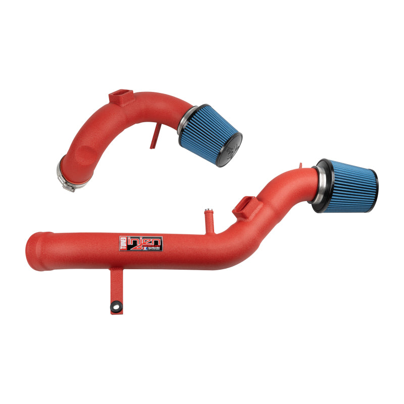 Injen 2015 M3/M4 3.0L Twin Turbo Wrinkle Red Short Ram 2pc. Intake System w/ MR Technology