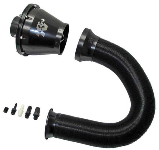 K&N Universal Apollo Black Cold Air Intake - 70mm OD FLG PP