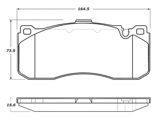 StopTech Street Touring 08-09 BMW 128i/135i Coupe Front Brake Pads