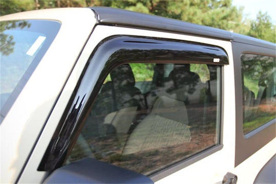 Rugged Ridge Window Rain Deflectors 07-18 Jeep Wrangler JK