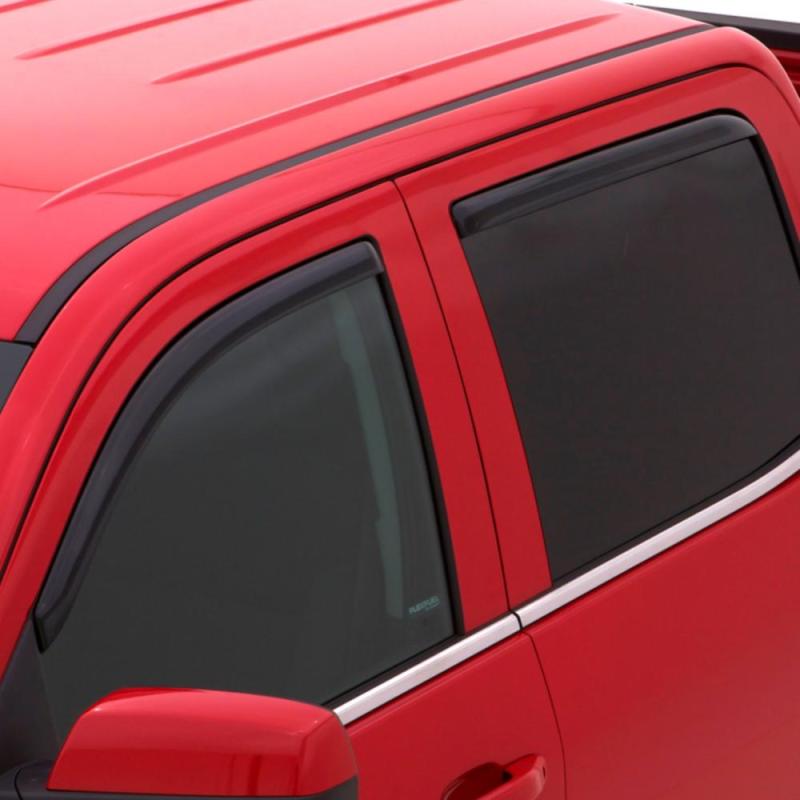 AVS 15-17 Toyota Camry Ventvisor In-Channel Front &amp; Rear Window Deflectors 4pc - Smoke