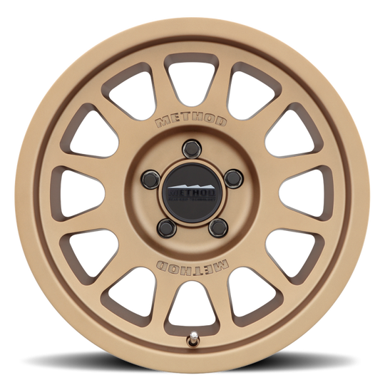 Method MR703 17x8.5 0mm Offset 5x5 71.5mm CB Method Bronze Wheel