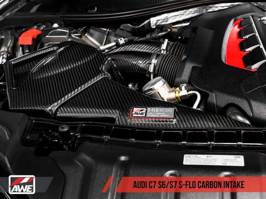 AWE Tuning Audi C7 S6 / S7 4.0T S-FLO Carbon Intake V2