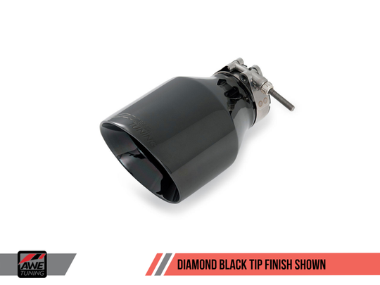 AWE Tuning Mk5 Jetta Mk6 Sportwagen 2.5L Touring Edition Exhaust - Diamond Black Tips