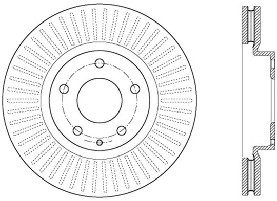 StopTech Performance Front Right Brake Rotor