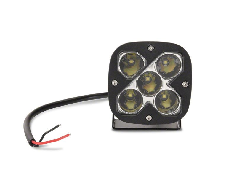 Raxiom 3-In Square High-Powered LED Light Universal (Some Adaptation May Be Required)