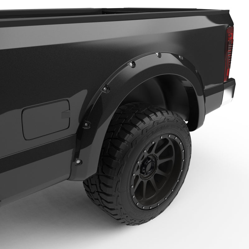 EGR 2017 Ford Super Duty Bolt-On Look Color Match Fender Flares - Set - Shadow Black