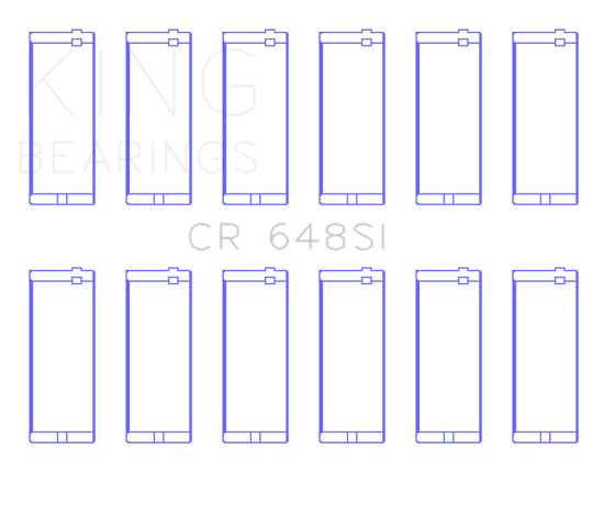 King Jeep 232CI/242CI/248CI / Rambler 232CI (Size .030) Connecting Rod Bearing Set