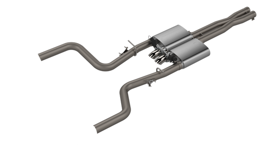 QTP 15-18 Dodge Challenger 6.2L/6.4L 304SS Screamer Cat-Back Exhaust w/3in Tips