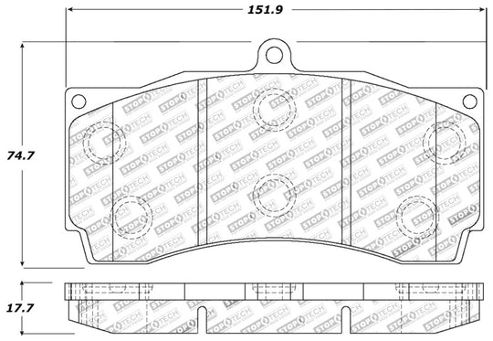 StopTech Performance Brake Pads