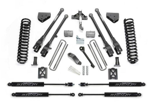 Fabtech 05-07 Ford F350 4WD 6in 4Link Sys w/Coils & Stealth