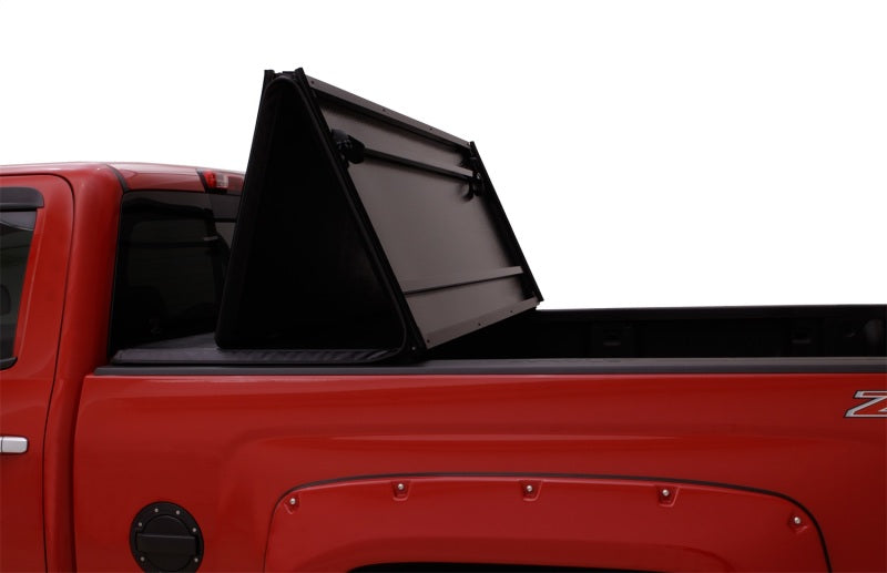 Lund 05-17 Nissan Frontier Styleside (6ft. Bed) Hard Fold Tonneau Cover - Black