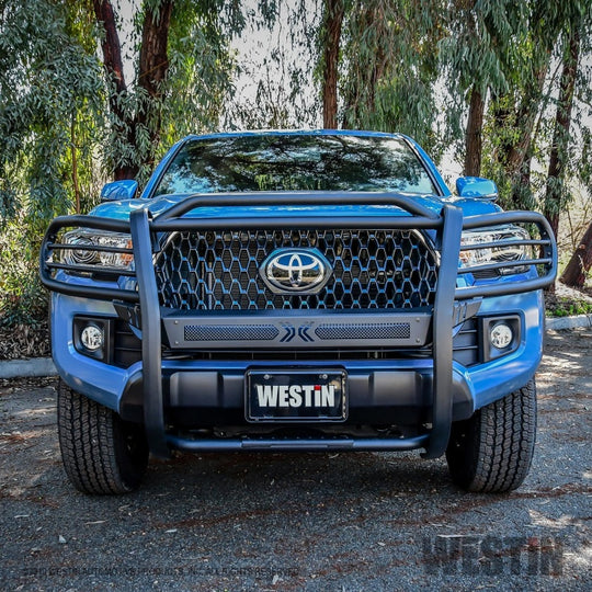 Westin 16-21 Toyota Tacoma Sportsman X Grille Guard - Tex. Blk