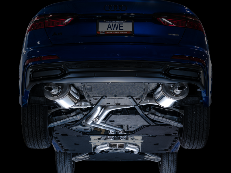 AWE Audi 2019-2023 C8 A6/A7 3.0T Touring Edition Cat-back Exhaust- Turn Downs