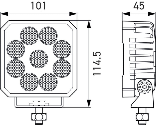 Hella ValueFit LED Work Light TS3000 LED MV CR LT