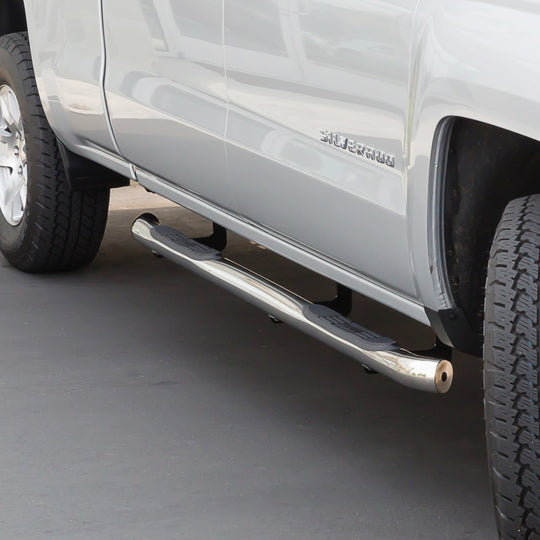 Westin 2014-2018 Chevy Silverado 1500 Crew Cab (Body Mount) E-Series 3 Nerf Step Bars - SS