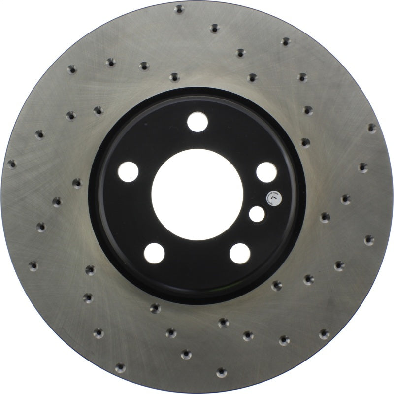 StopTech 12-18 BMW 650i Cryo Drilled Sport Left Front Rotor