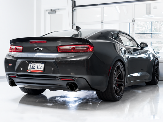 AWE Tuning 16-19 Chevrolet Camaro SS Axle-back Exhaust - Touring Edition (Diamond Black Tips)