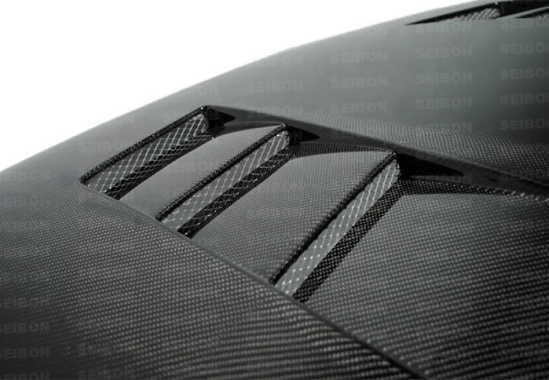 Seibon 92-95 Honda Civic 2DR/3DR TS-Style Carbon Fiber Hood