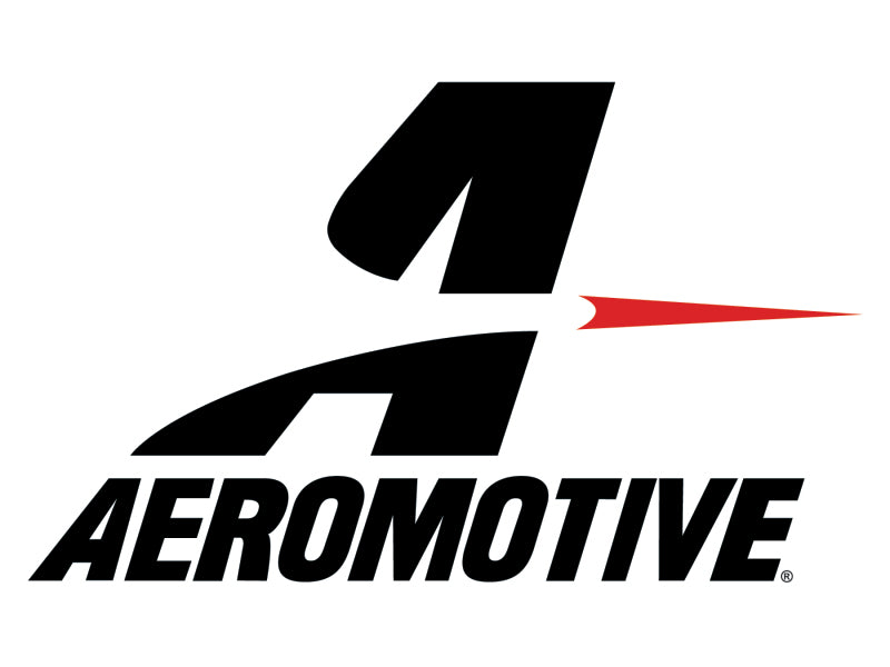 Aeromotive In-Line AN-10 Filter w/Shutoff Valve 100 Micron SS Element - Black Anodize Finish