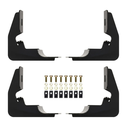 Westin 2014-2018 Chevy Silverado 1500 Reg Cab Premier Oval Nerf Step Bar Mount Kit - Black