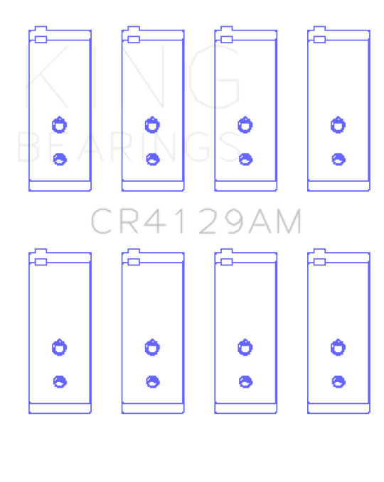 King Toyota 18R/21R (Size +1.0) Connecting Rod Bearing Set