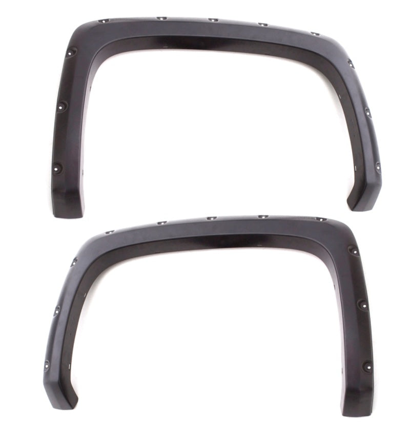 Lund 07-14 GMC Sierra 2500 RX-Rivet Style Textured Elite Series Fender Flares - Black (2 Pc.)