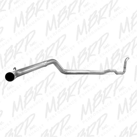 MBRP 88-93 Dodge 2500/3500 Cummins 4WD Turbo Back Single Side Exit No Muffler PLM Series Exhaust