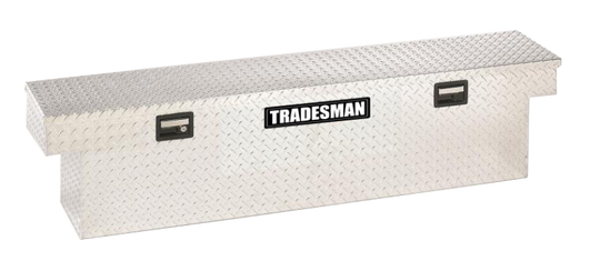 Tradesman Aluminum Single Lid Cross Bed Truck Tool Box (63in.) - Brite