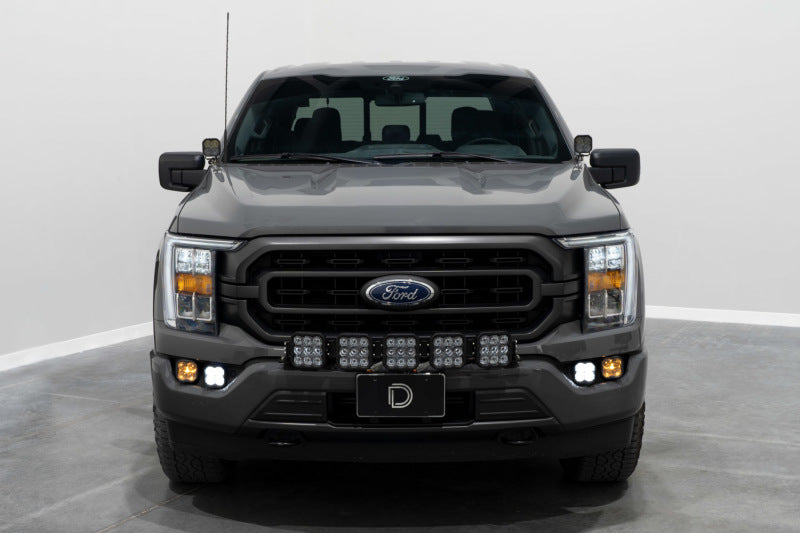 Diode Dynamics 21-22 Ford F-150 SS3 LED Fog Pocket Kit - Yellow Pro